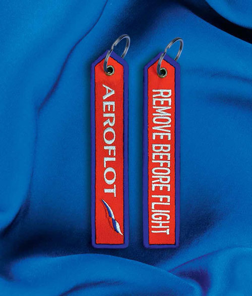 АЭРОФЛОТ  Брелок «Remove Before Flight»