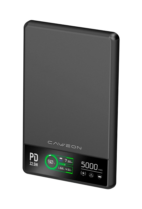 Магнитный беспроводной внешний аккумулятор MagSafe CAWEON CPB-WCM05K