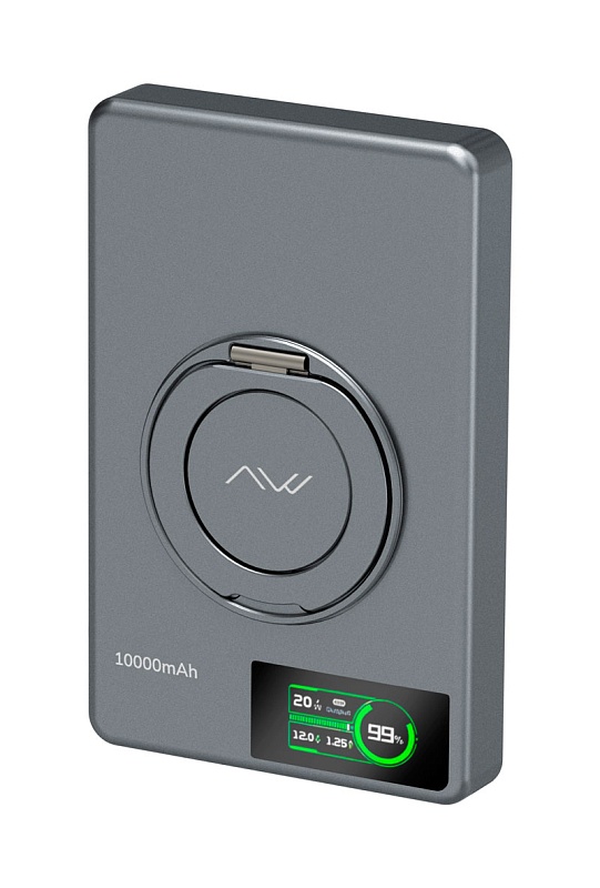 Магнитный беспроводной внешний аккумулятор MagSafe CAWEON CPB-WCS10K